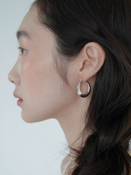 new moon earring