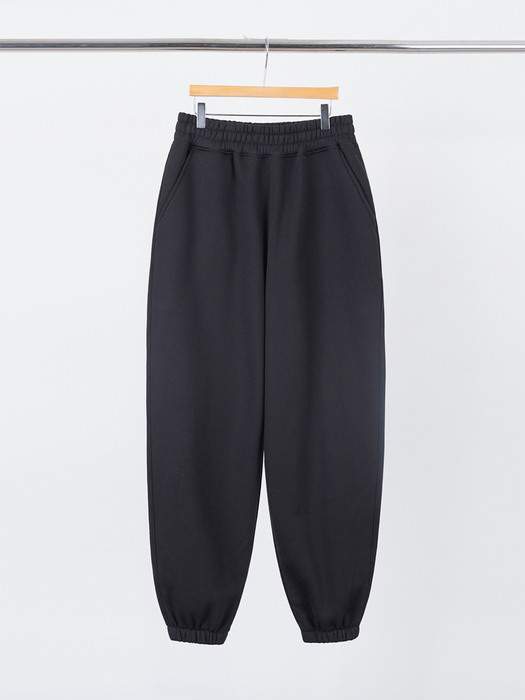 HEAVY SWEAT JOGGER PANTS[NAPPING]_BALCK