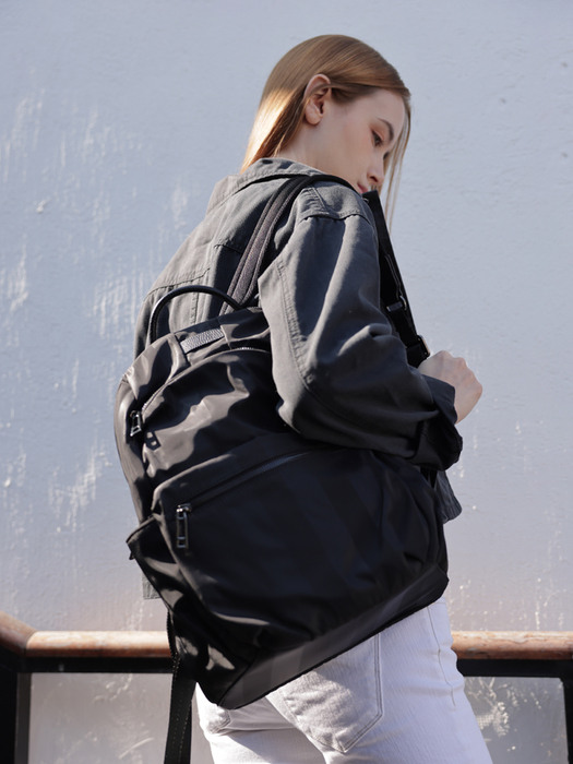 daily stripe backpack