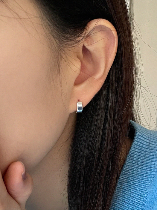 [silver925] mini hoop earring (2color)
