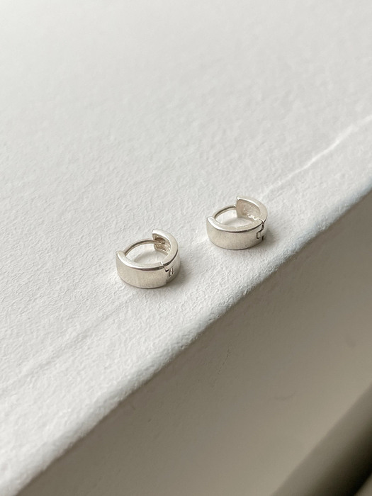 [silver925] mini hoop earring (2color)