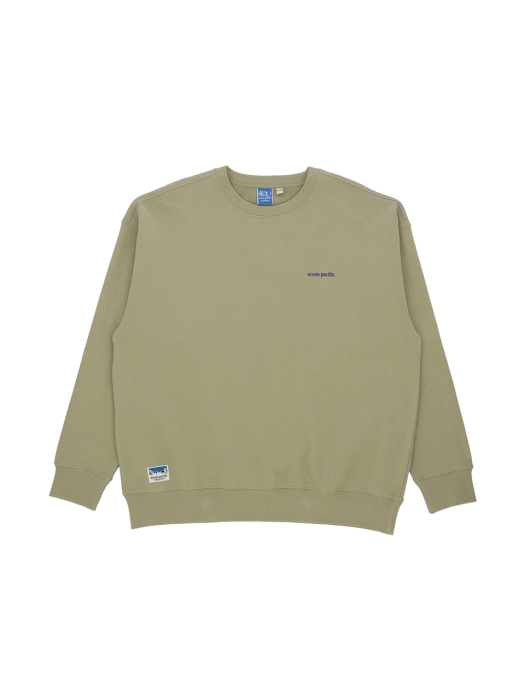 OCEAN CITY SWEAT SHIRT [KHAKI]