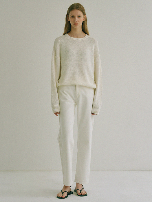 Faye Knit Sweater (Ivory)