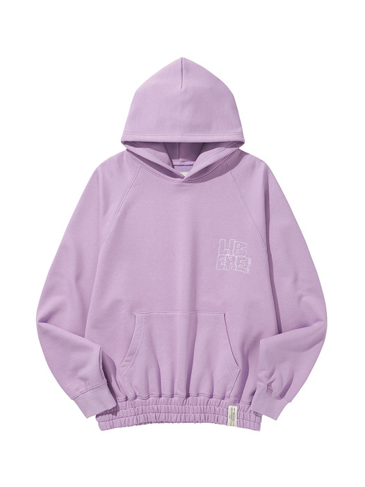 LOGO BANDING HOODIE / VIOLET