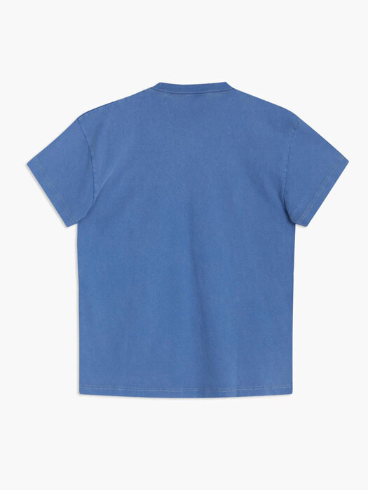 WASHED TEE SS_ BLUE