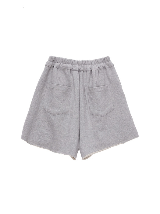 MATIN CRESCENDO LOGO SWEATSHORTS IN GREY