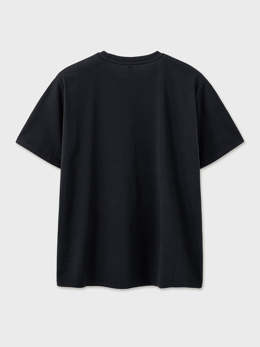 수피마 코튼 럭스 티셔츠 (블랙)