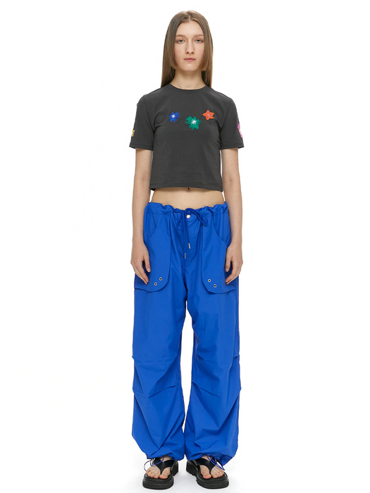 PARACHUTE PANTS / BLUE