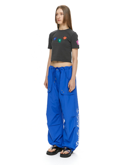 PARACHUTE PANTS / BLUE