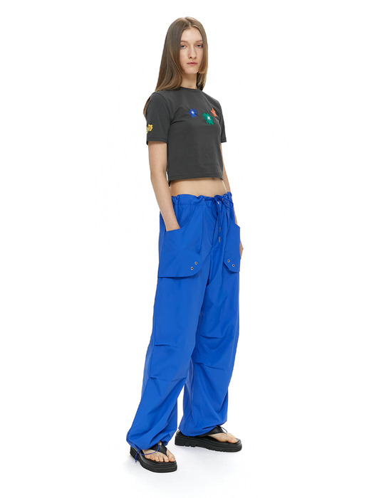 PARACHUTE PANTS / BLUE