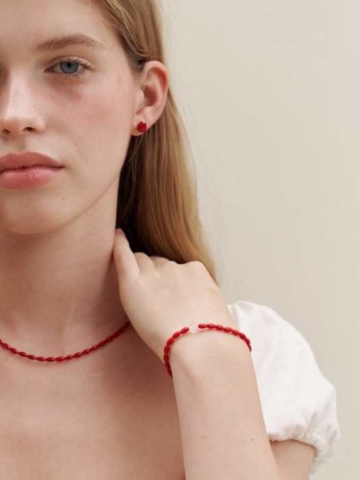 Coral Lace Bracelet