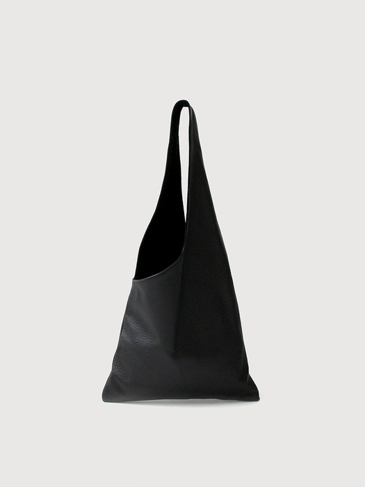 Triangle leather bag (3color)
