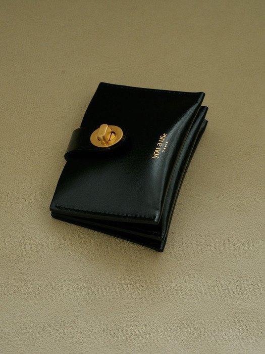 Roto wallet - Black(fullup) gold/silver