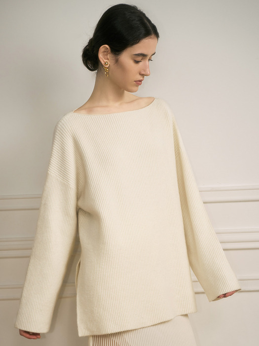 YY_Simple casual wide sweater