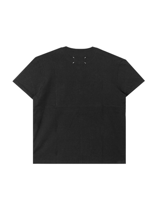 [메종마르지엘라] 남성 S50GC0684 S22816 855 넘버링 로고 자수 반팔 티셔츠 블랙