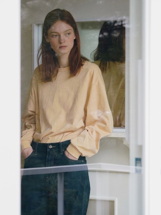 OVERSIZED VOLUME T-SHIRT APRICOT