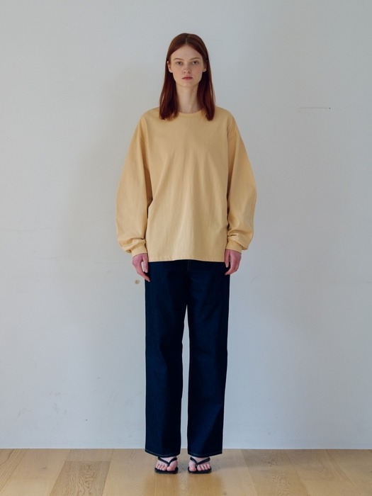 OVERSIZED VOLUME T-SHIRT APRICOT