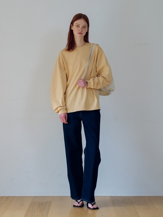 OVERSIZED VOLUME T-SHIRT APRICOT