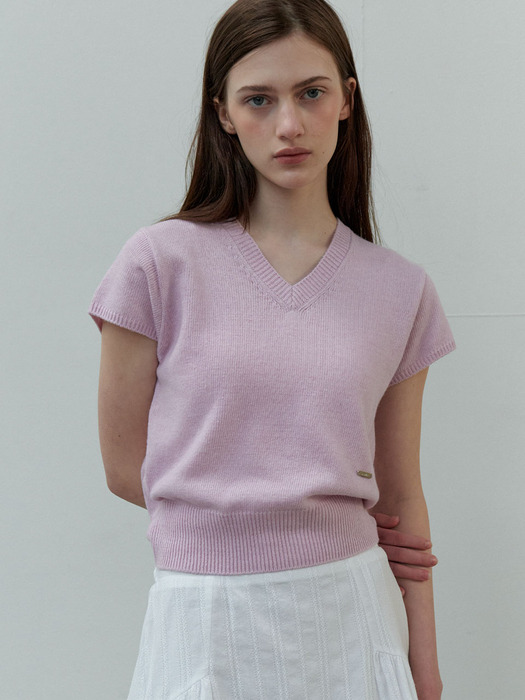 CASHMERE WOOL KNIT TOP - 3COLOR