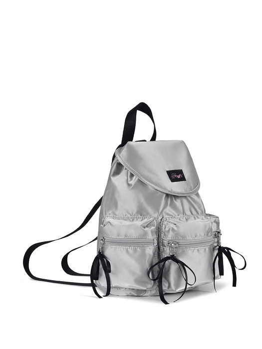 BERRY POCKET BACKPACK - SILVER