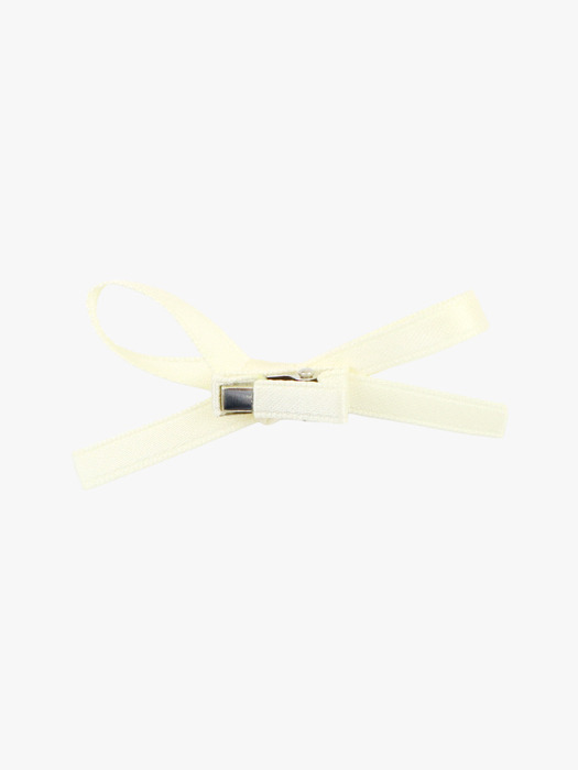 [3EA 1SET] RIBBON BUNDLE HAIRPIN SET_IVORY