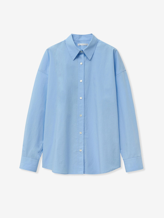 OVER-FIT BOX SHIRTS_BLUE