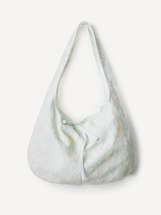 Floral Day Bag - Mint/Yellow