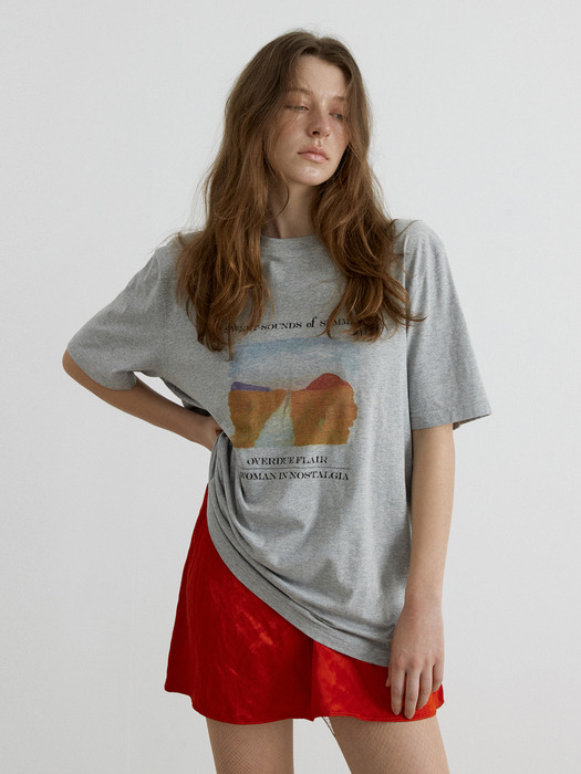 SWEET SOUNDS T-SHIRT_MELANGE GREY