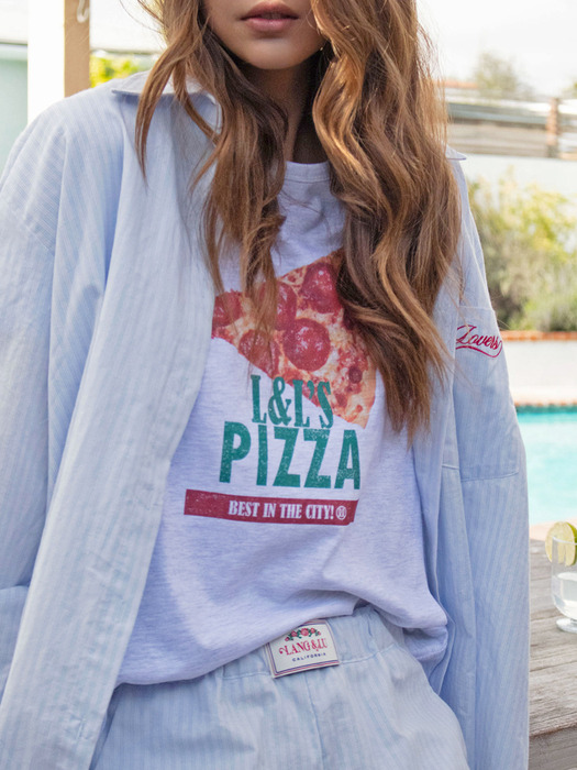 PIZZA T-Shirts(피자)_MELANGE