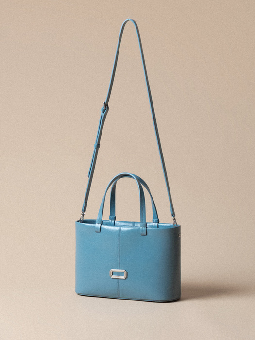 VILLA TOTE BAG_smoky blue