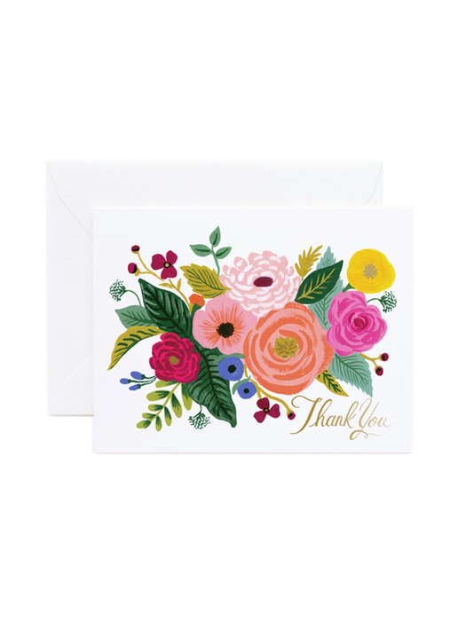 라이플페이퍼 Juliet Rose Thank You Card 감사 카드