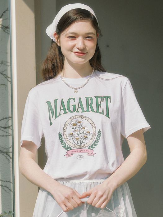 Margaret Artwork T-shirt - White