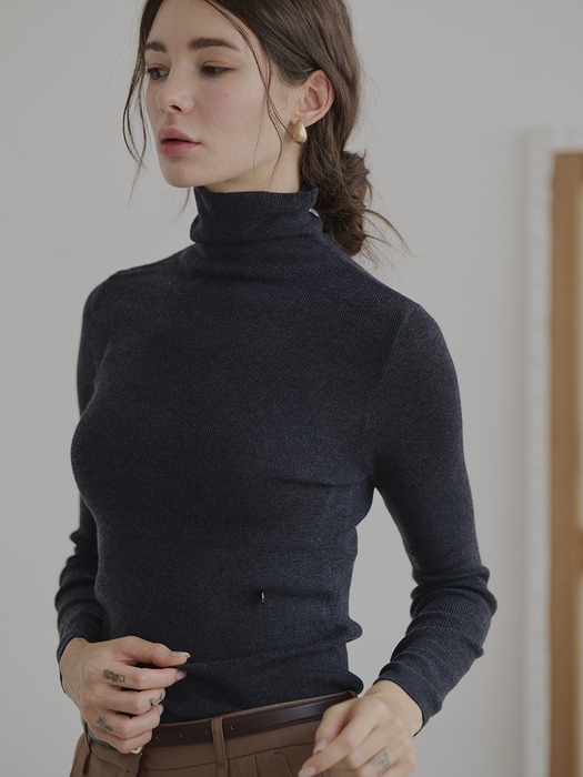 SOF Turtle neck pullover_2colors