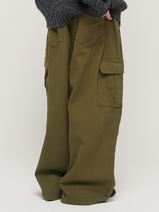 CB MULTI CARGO BANDING PANTS (KHAKI)