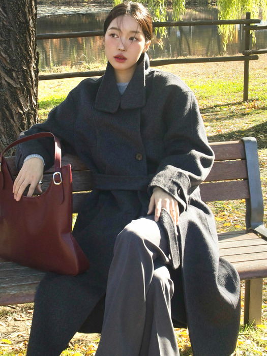 핸드메이드 하프 버튼업 코트 2컬러 VW338