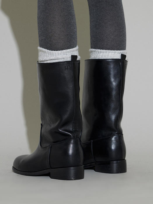 LEON MIDDLE BOOTS (BLACK)