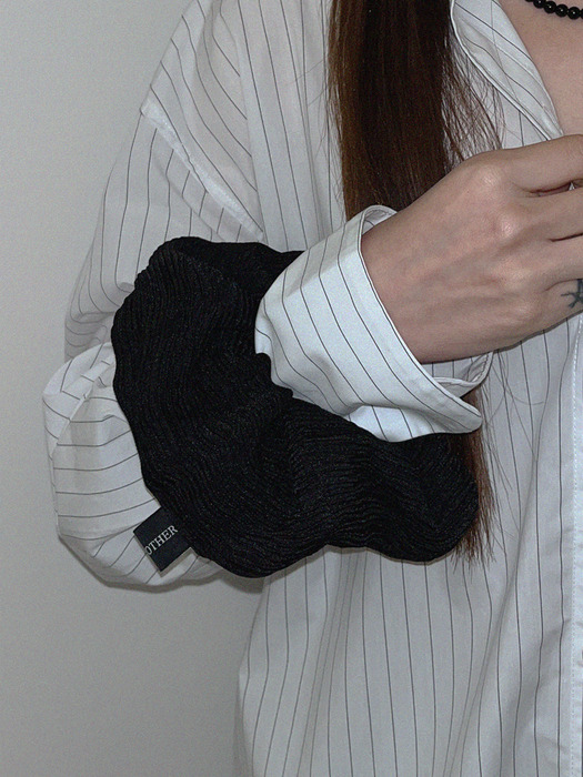 Wrinkle Big Scrunchie (Black)