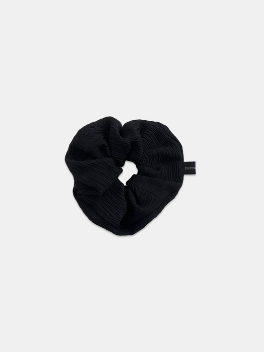 Wrinkle Big Scrunchie (Black)