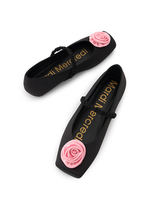 MARYJANE FLAT ROSE_BLACK PINK
