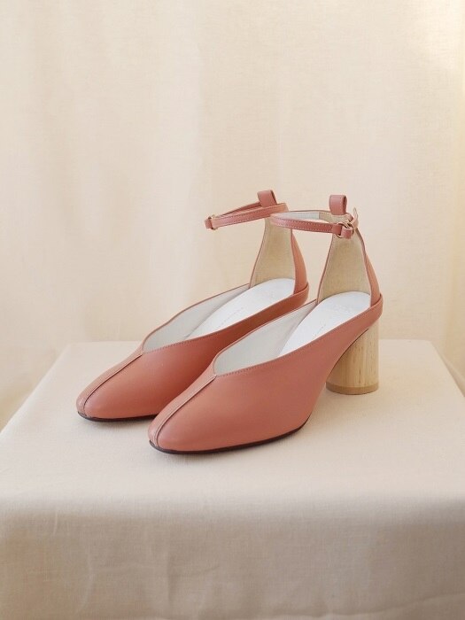 double ring ankle strap Coral 