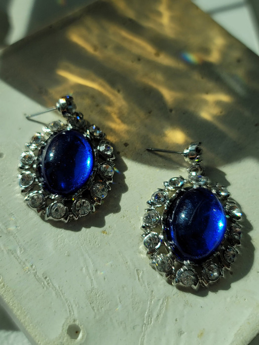 blue sapphir earrings