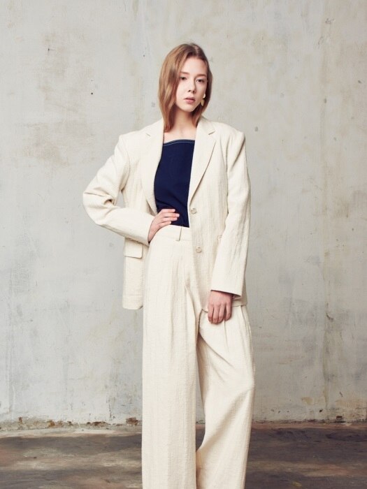 OVERSIZE COTTON JACKET_CREAM