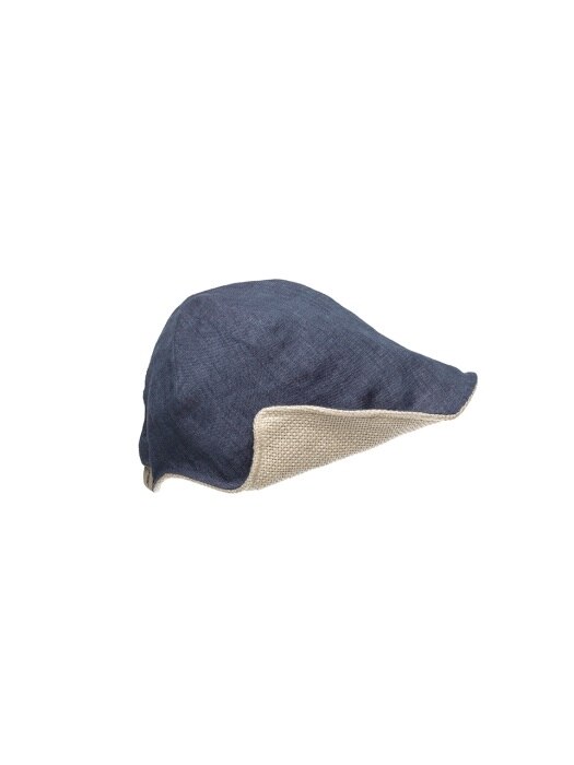 Bonnet beanie(Beige/Blue)