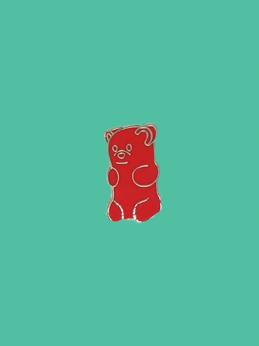 RED GUMMY-BEAR Badge
