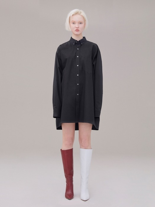 Long shirt 001 Black