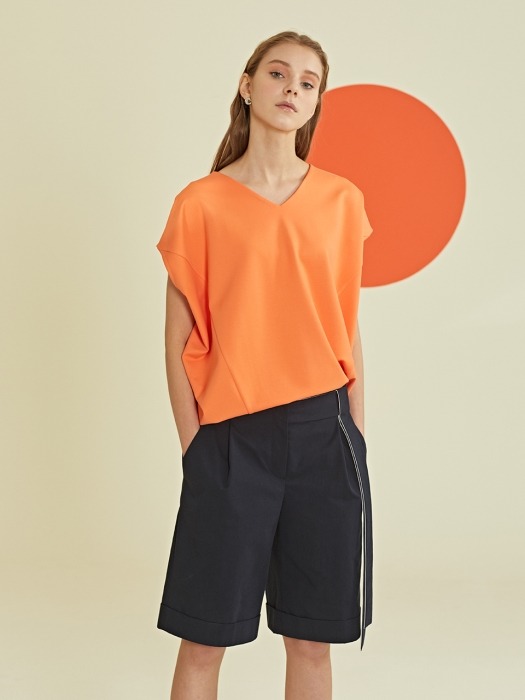 Y-Shape T-Shirt_Orange