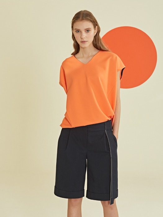 Y-Shape T-Shirt_Orange