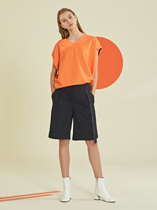 Y-Shape T-Shirt_Orange