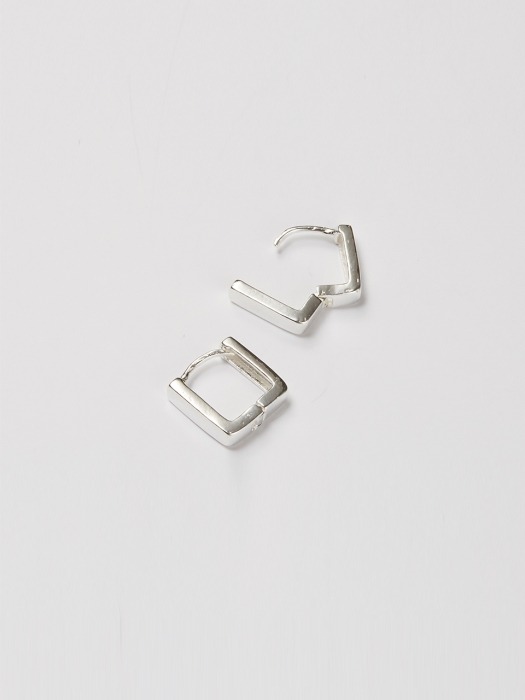 small square earring