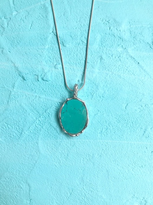 Pitter Patter Necklace (Turquoise)